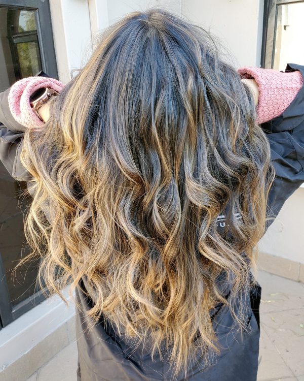 Blonde Balayage Curls