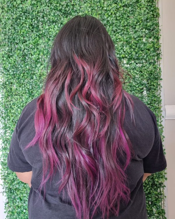 Plum Hair